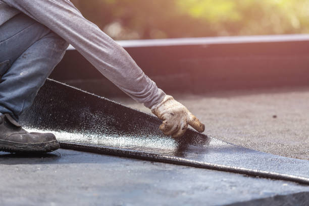 Professional Waterproofing technician working in Gas City, IN